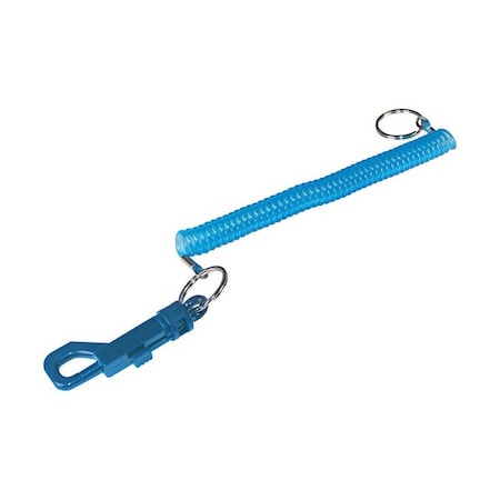 Hillman Wrist Coil Key Chain, Plastic, Jogger's, 12 PK 701708